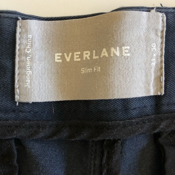 Everlane Navy The Midweight Slim Chino. Sz 31x30 - Picture 9 of 9